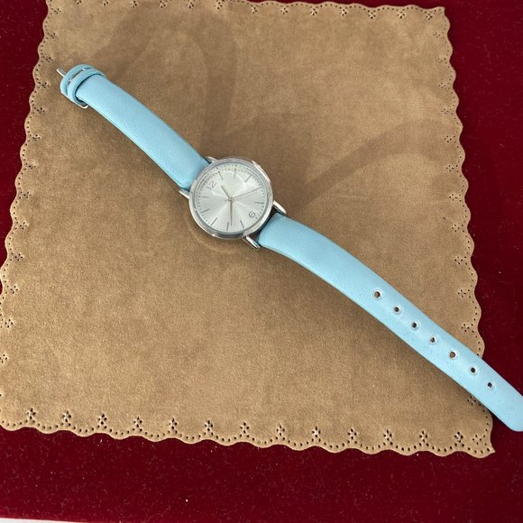 Marks and Spencer Ladies Blue and Silver Tone Watch - Picture 2 of 8